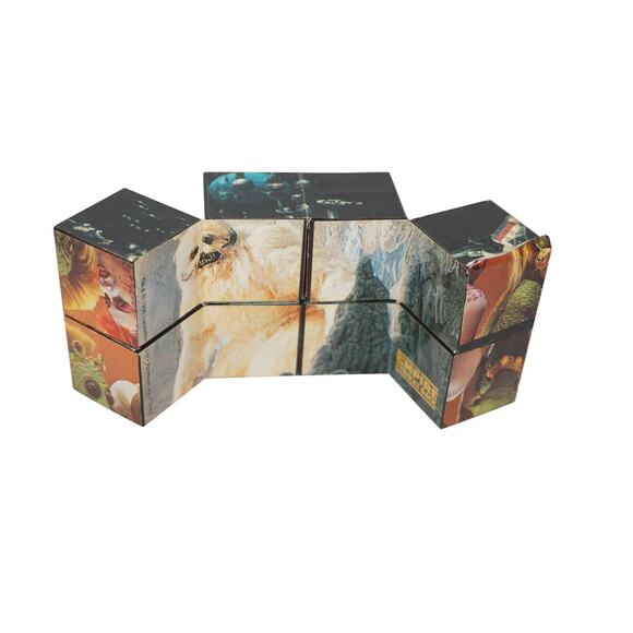 Star Wars Cube Promo Taco Bell Meal Toy - Trilogy 2" Puzzle Picture Game 1996 - Picture 5 of 8